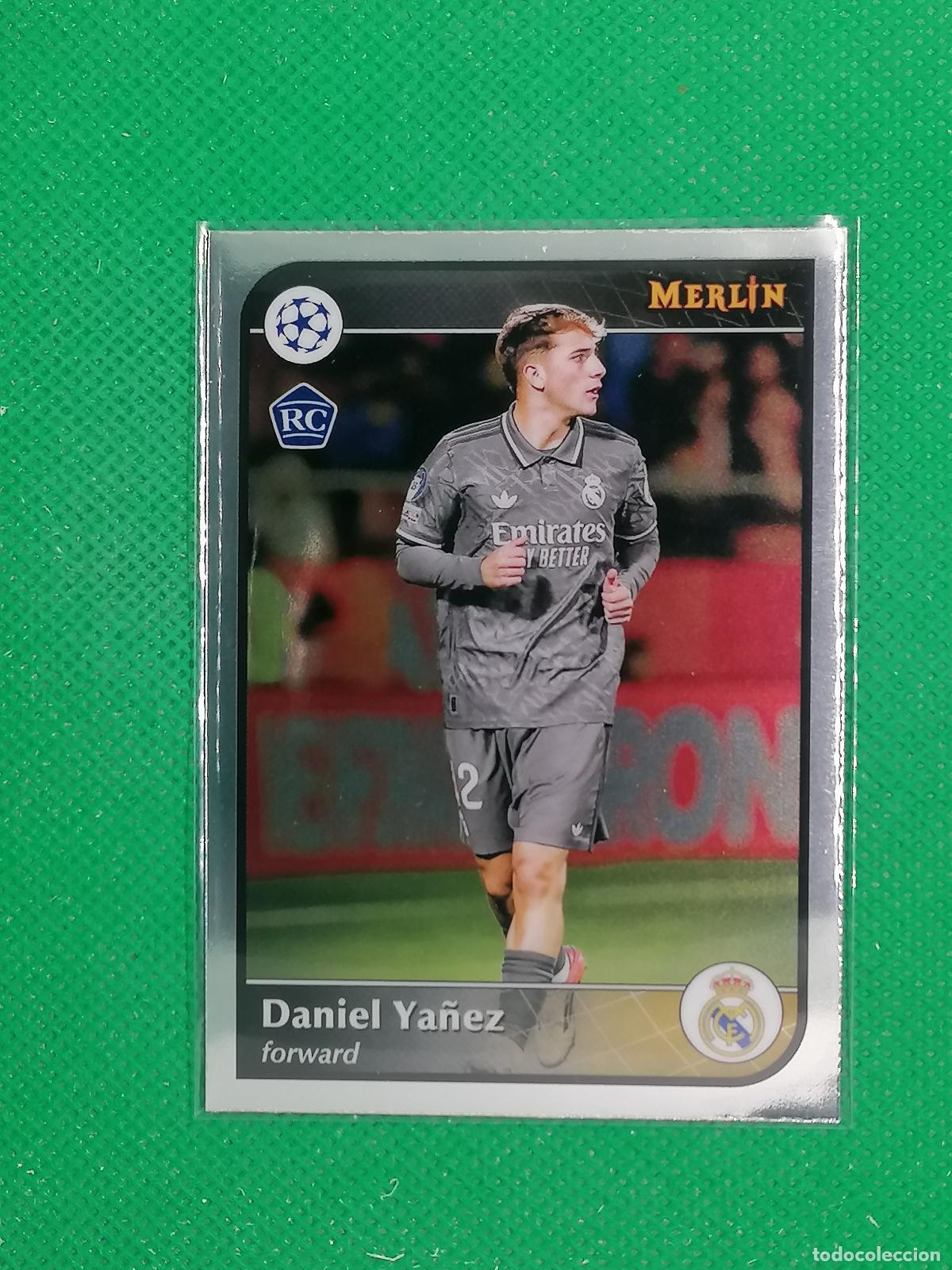 Cromos de f&uacute;tbol: 148 DANIEL YA&Ntilde;EZ REAL MADRID ROOKIE ⚽ TOPPS MERLIN CHROME 24 25 2024 2025 ⚽