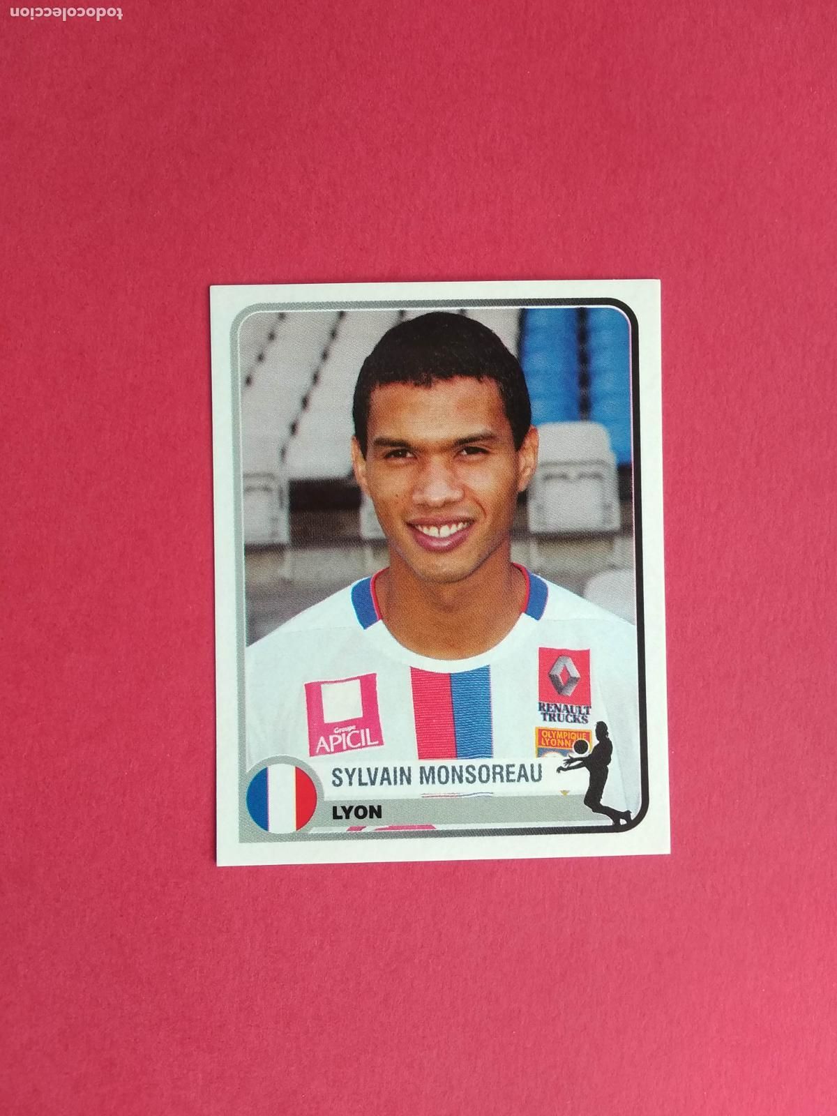 Cromos de F&uacute;tbol: PANINI CHAMPIONS OF EUROPE 1955 04 05 2004 2005 CROMO NUNCA PEGADO LYON N&ordm; 201 MONSOREAU