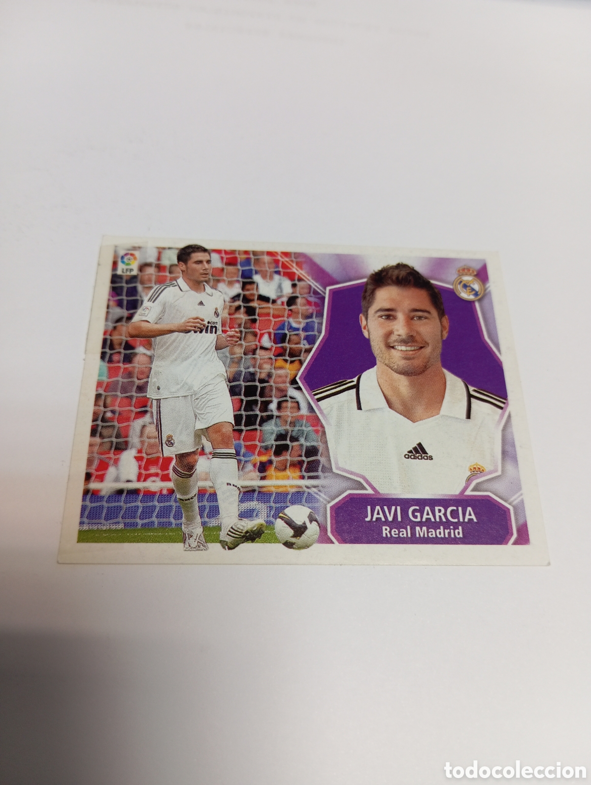 Cromos de f&uacute;tbol: Javi Garc&iacute;a COLOCA Real Madrid Liga Este 2008 2009 PANINI 08 09