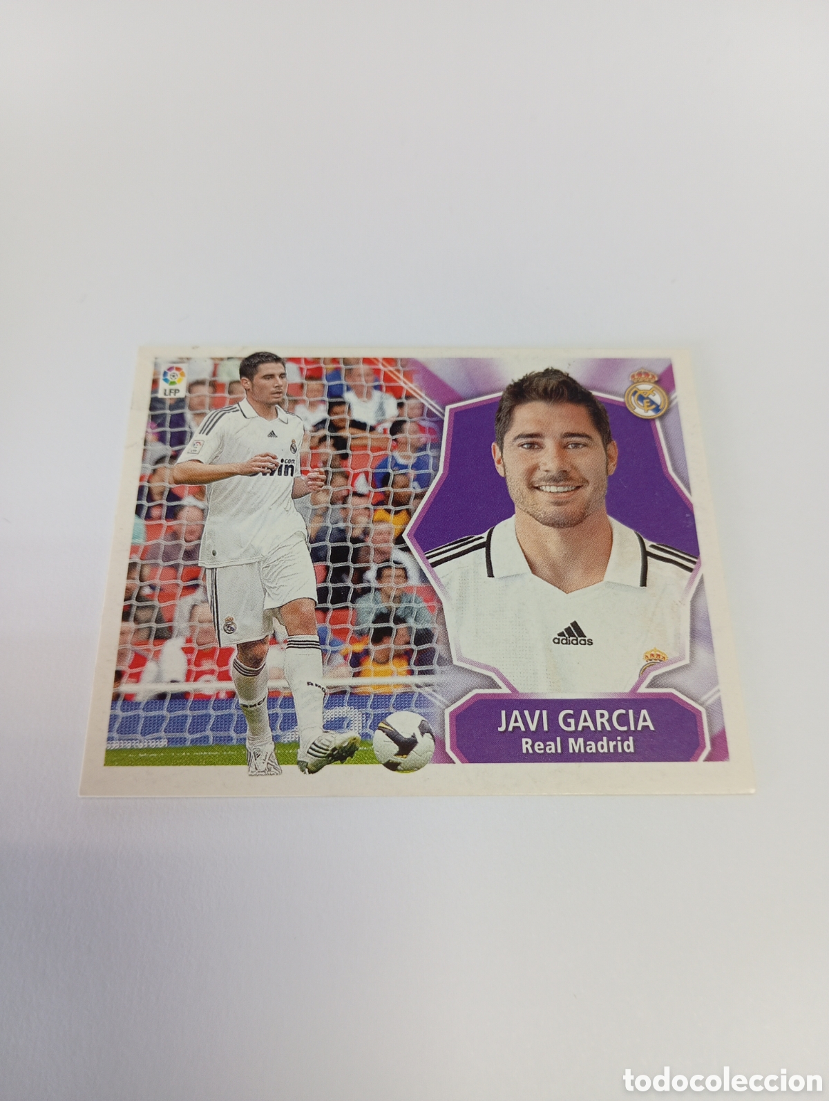 Cromos de f&uacute;tbol: Javi Garc&iacute;a COLOCA Real Madrid Liga Este 2008 2009 PANINI 08 09