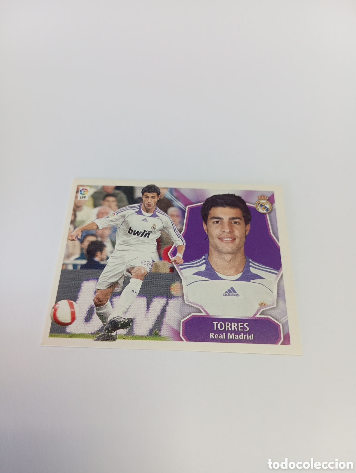 Cromos de f&uacute;tbol: TORRES Real Madrid Liga Este 2008 2009 PANINI 08 09