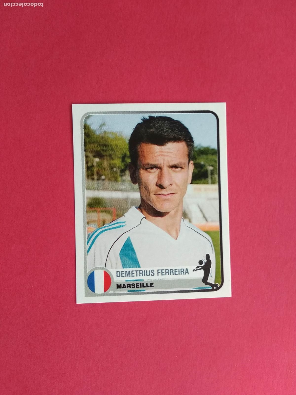 Cromos de F&uacute;tbol: PANINI CHAMPIONS OF EUROPE 1955 04 05 2004 2005 CROMO NUNCA PEGADO MARSEILLE N&ordm; 235 FERREIRA
