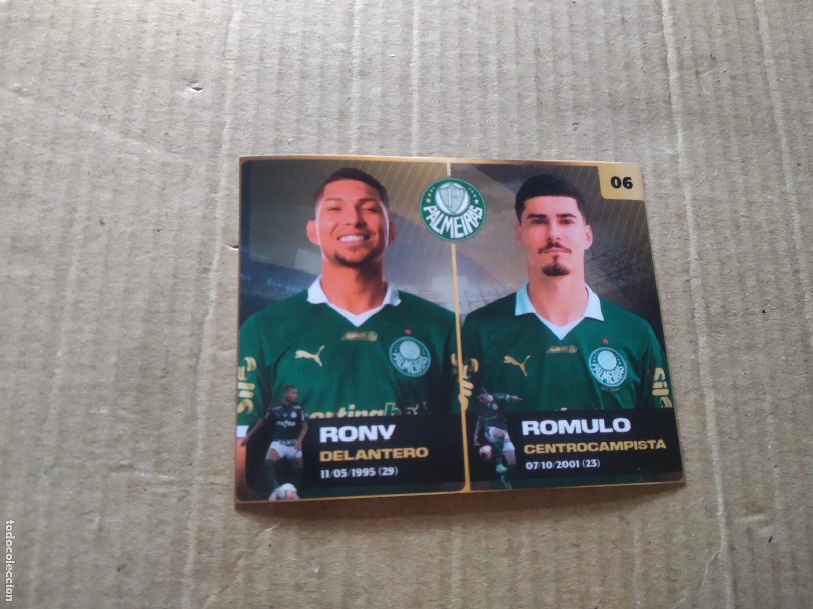 Football Stickers: 6 RONY ROMULO PALMEIRAS CROMO FUTBOL MUNDIAL DE CLUBES 2025 COLECCIONES GEMMA DOS REYES