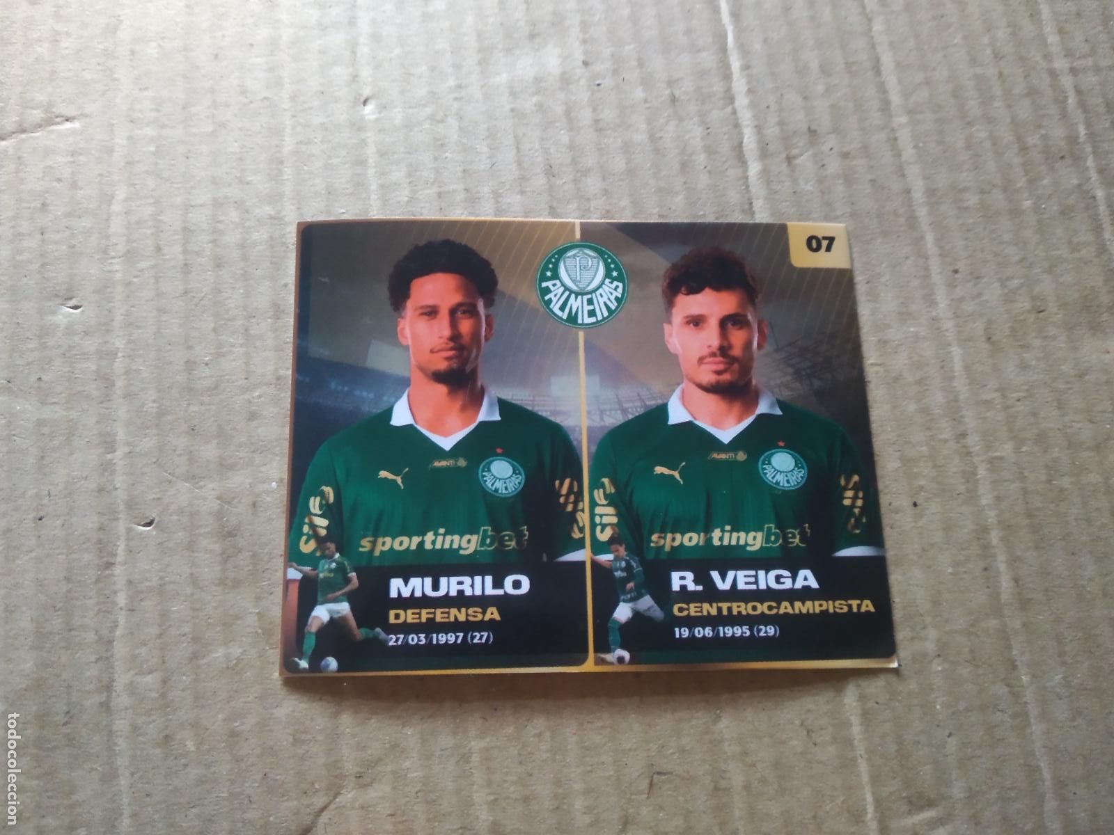 Football Stickers: 7 MURILO R. VEIGA PALMEIRAS CROMO FUTBOL MUNDIAL DE CLUBES 2025 COLECCIONES GEMMA DOS REYES