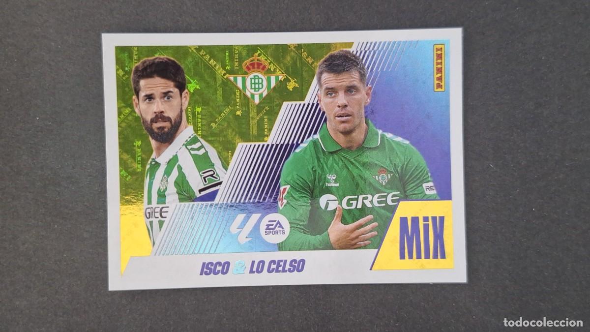 Cromos de F&uacute;tbol: L4 ISCO - LO CELSO REAL BETIS MIX LIGA ESTE 2025 2026 25 26 NUNCA PEGADO SIN PEGAR