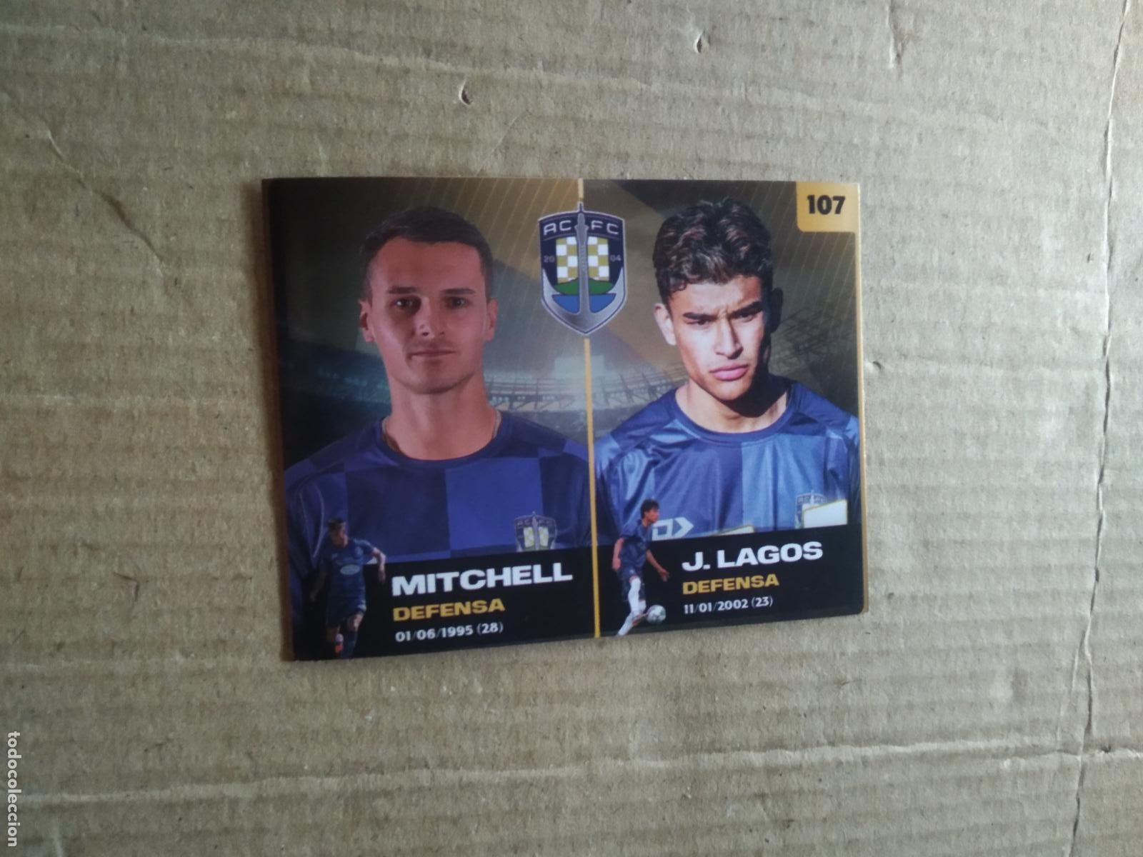 Cromos de F&uacute;tbol: 107 MITCHELL J. LAGOS AUCKLAND CITY CROMO FUTBOL MUNDIAL DE CLUBES 2025 COLECCIONES GEMMA DOS REYES