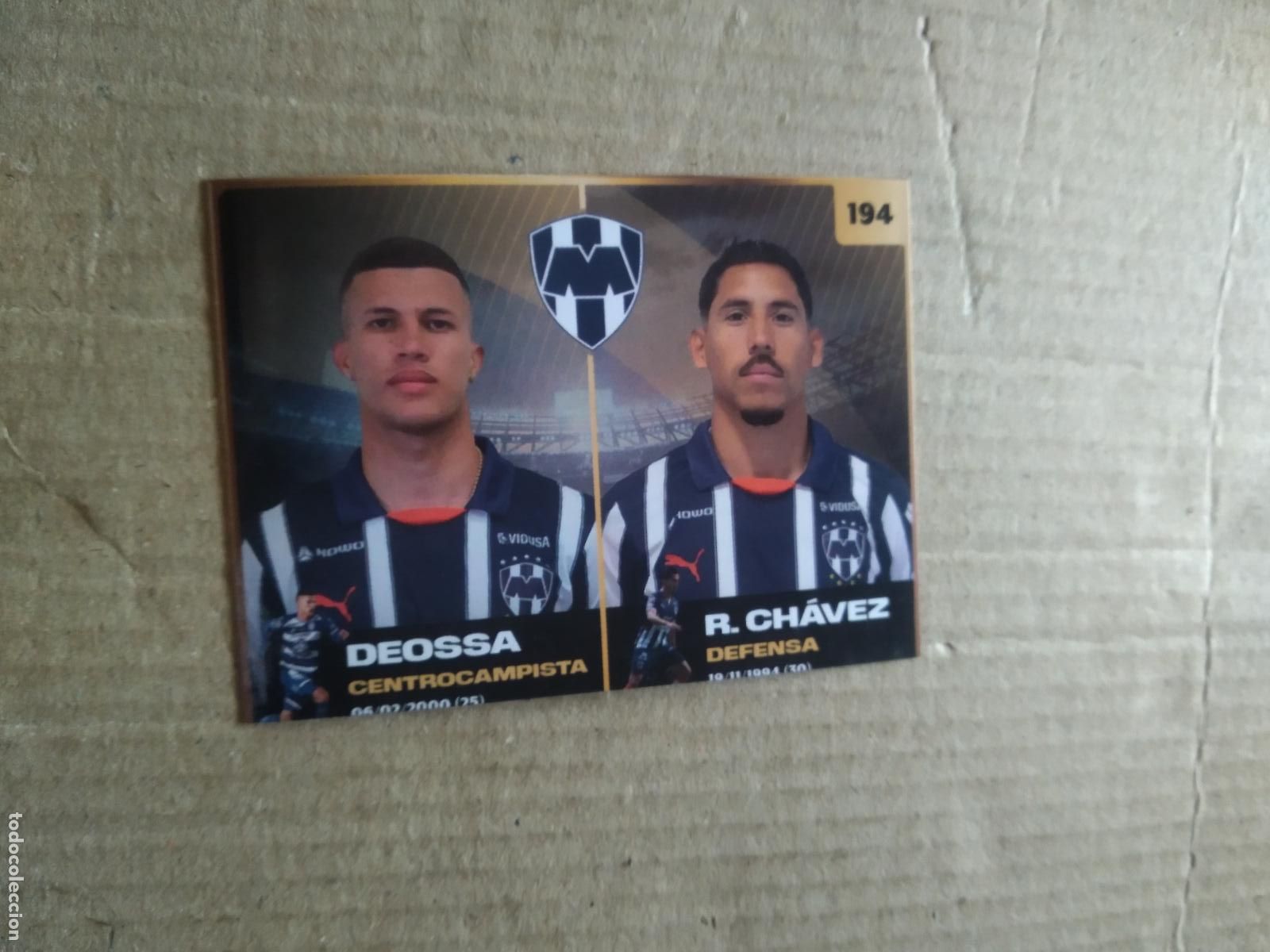 Fu&szlig;ball-Sticker: 194 DEOSSA R. CHAVEZ MONTERREY CROMO FUTBOL MUNDIAL DE CLUBES 2025 COLECCIONES GEMMA DOS REYES