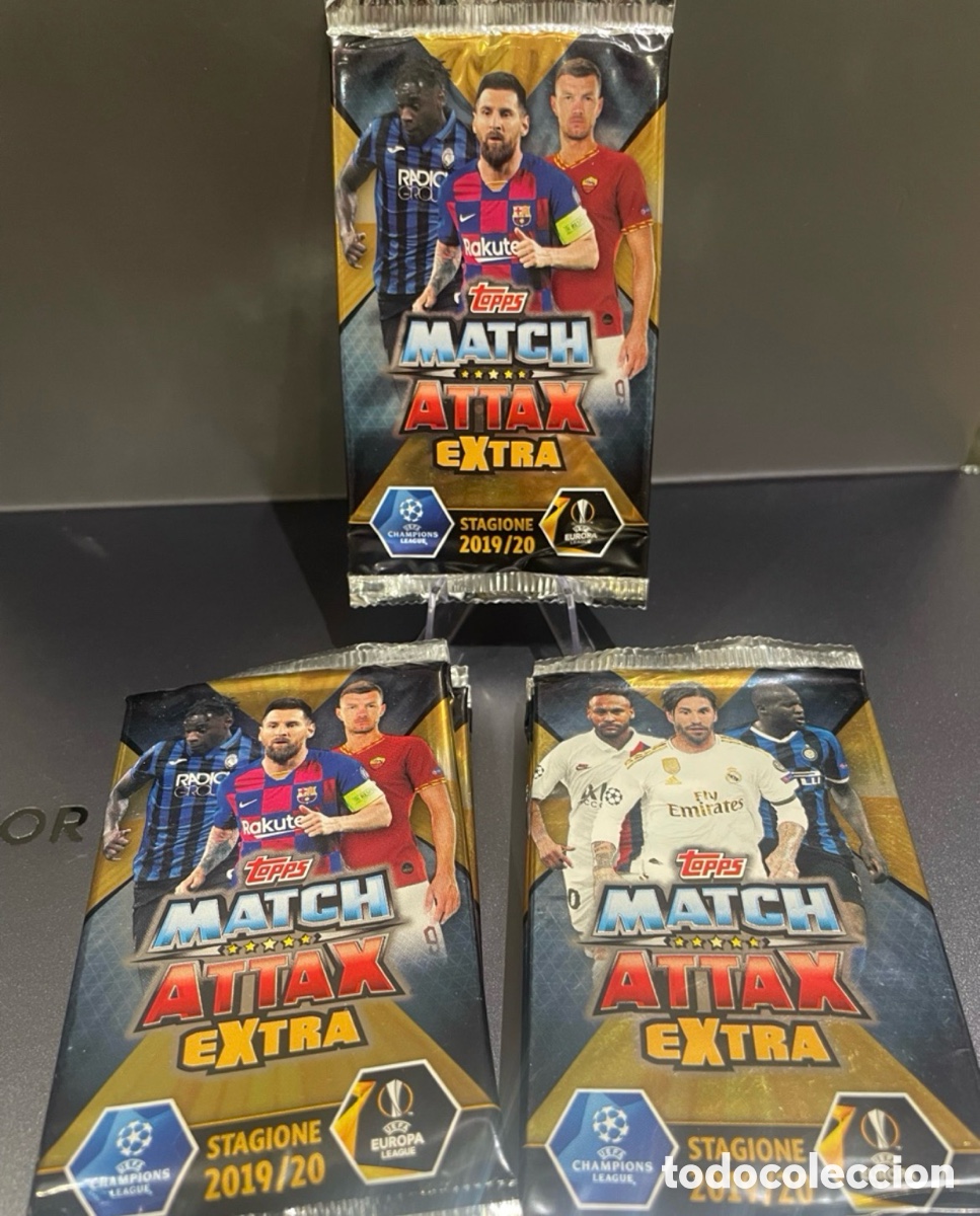 Figurine di Calcio: Lote 10 sobres Topps Match Attax EXTRA 2019-20