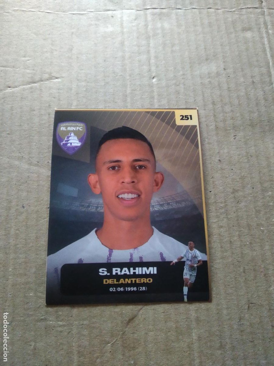 Cromos de Futebol: 251 S. RAHIMI AL AIN CROMO FUTBOL MUNDIAL DE CLUBES 2025 COLECCIONES GEMMA DOS REYES