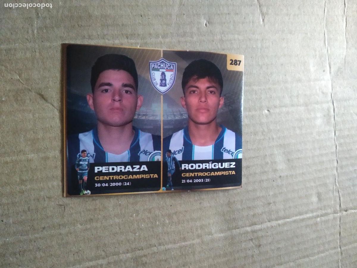 Fu&szlig;ball-Sticker: 287 PEDRAZA RODRIGUEZ PACHUCA CROMO FUTBOL MUNDIAL DE CLUBES 2025 COLECCIONES GEMMA DOS REYES
