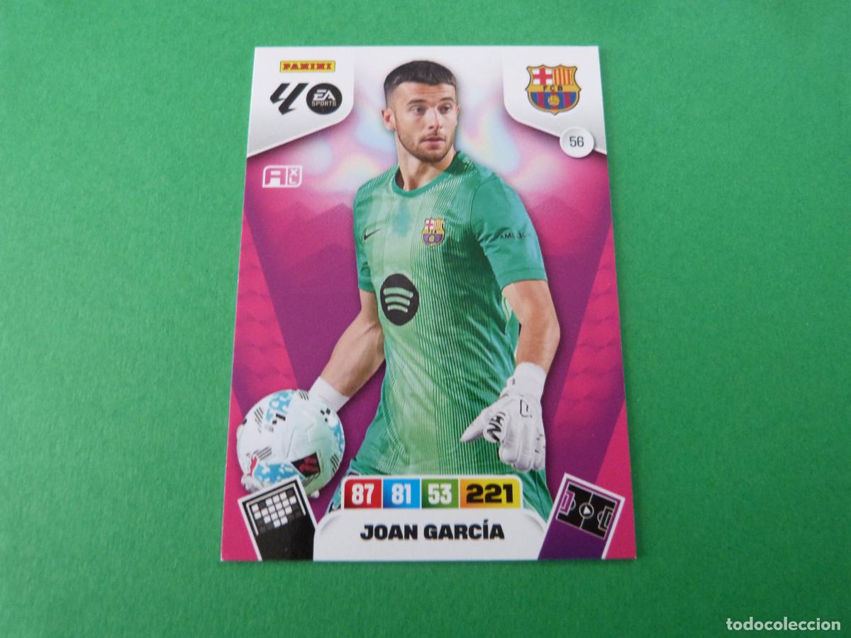 Figurine di Calcio: TRADING CARD FUTBOL JOAN GARCIA F.C.BARCELONA N&ordm; 56 LIGA ADRENALYN XL 2025-2026/25-26 PANINI
