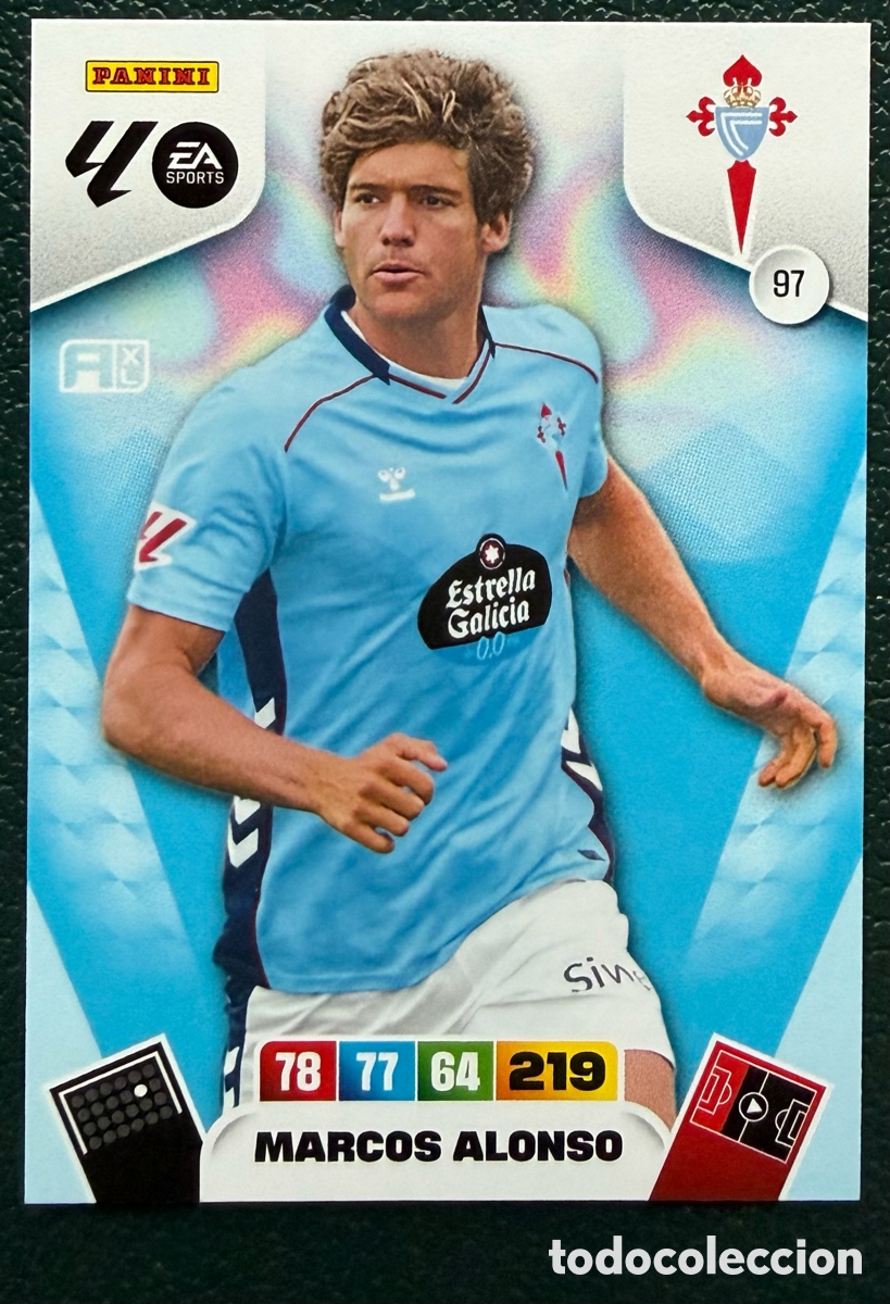 Cromos de Futebol: 97 MARCOS ALONSO CELTA DE VIGO FICHAS ALBUM ADRENALYN XL 2025 2026 25 26