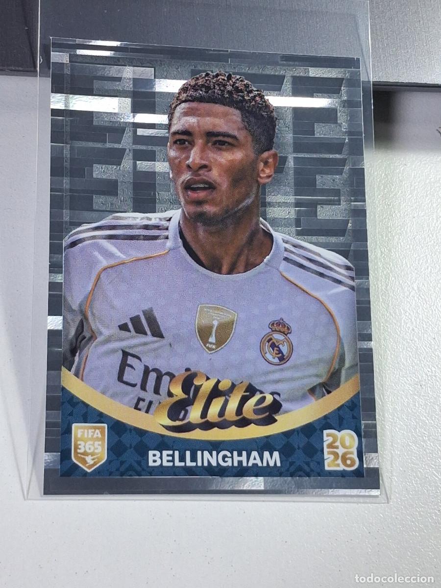 Cromos de f&uacute;tbol: 523 ELITE BELLINGHAM REAL MADRID FOIL FUTBOL PANINI FIFA 365 2026 26 STICKER GOLDEN