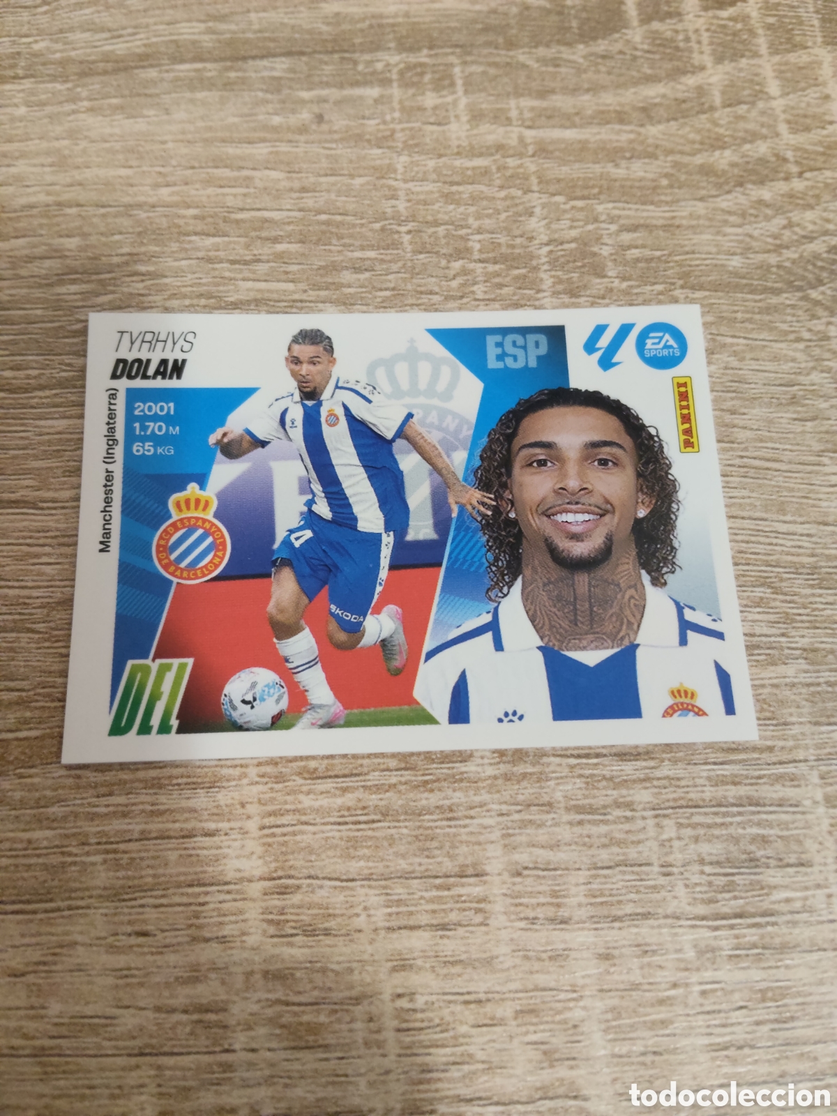 Cromos de f&uacute;tbol: Dolan Espanyol fichaje 27 liga 2025 2026 25 26 ediciones este