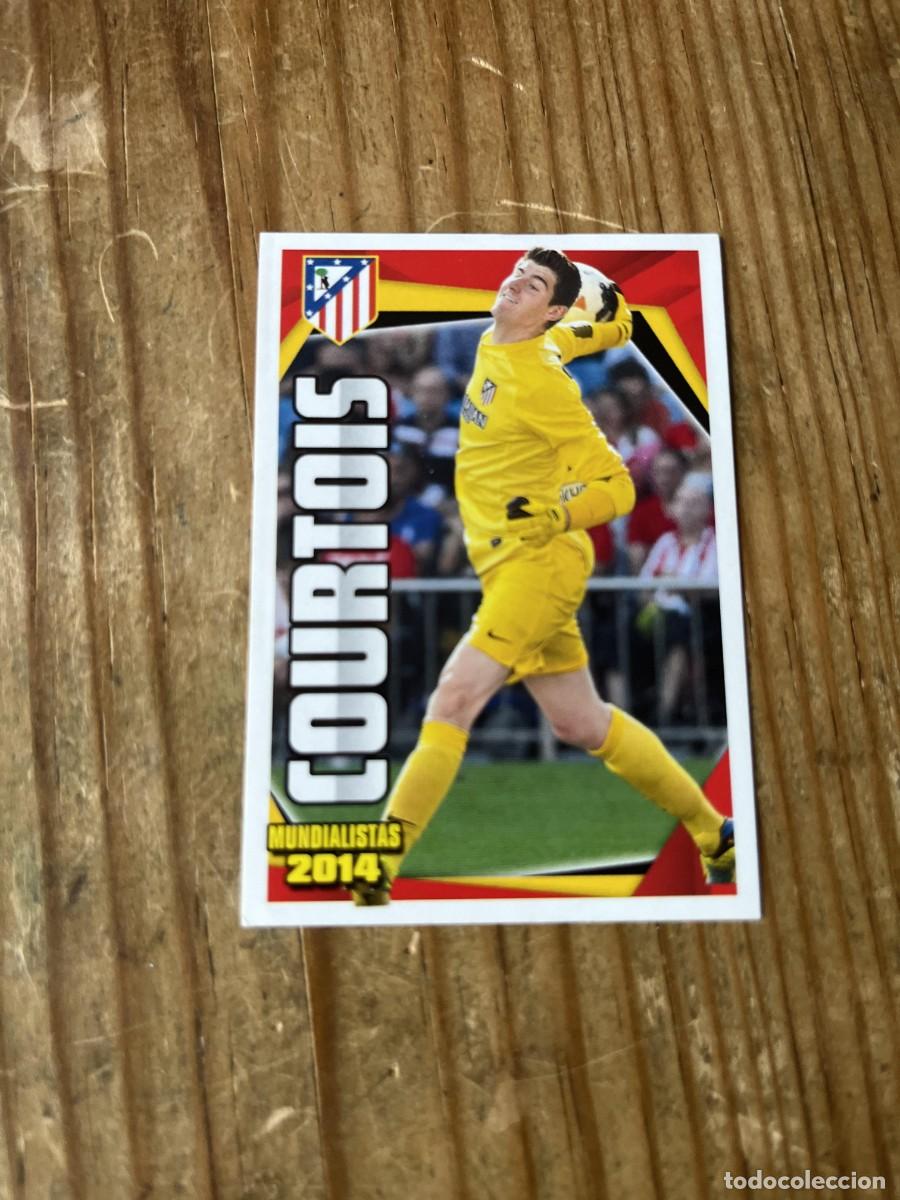 Cromos de F&uacute;tbol: CROMO SIN PEGAR NUNCA PEGADO COLECCION OFICIAL ATLETICO MADRID 2013 2014 COURTOIS # 187