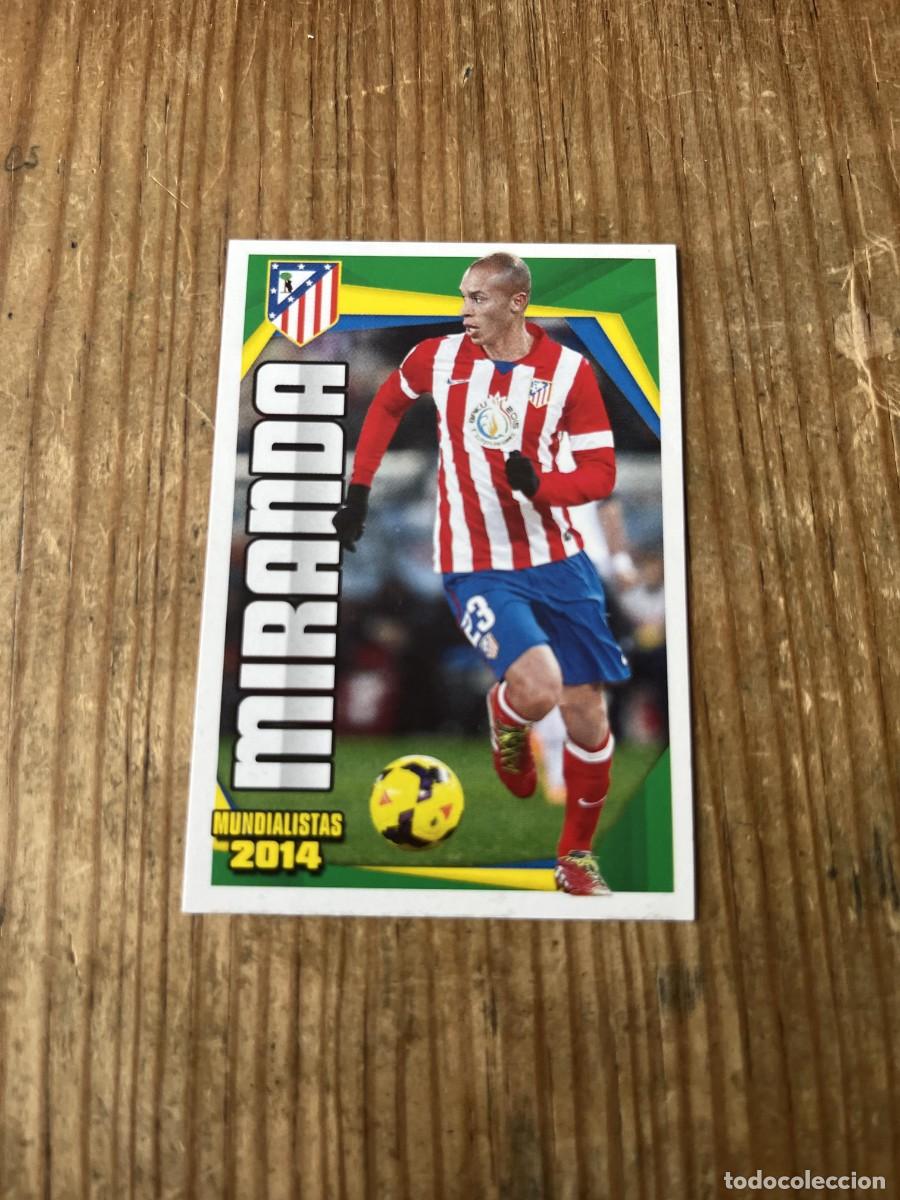 Fu&szlig;ball-Sticker: CROMO SIN PEGAR NUNCA PEGADO COLECCION OFICIAL ATLETICO MADRID 2013 2014 MIRANDA # 189