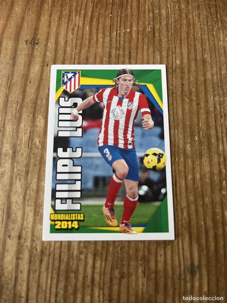 Fu&szlig;ball-Sticker: CROMO SIN PEGAR NUNCA PEGADO COLECCION OFICIAL ATLETICO MADRID 2013 2014 FILIPE LUIS # 192