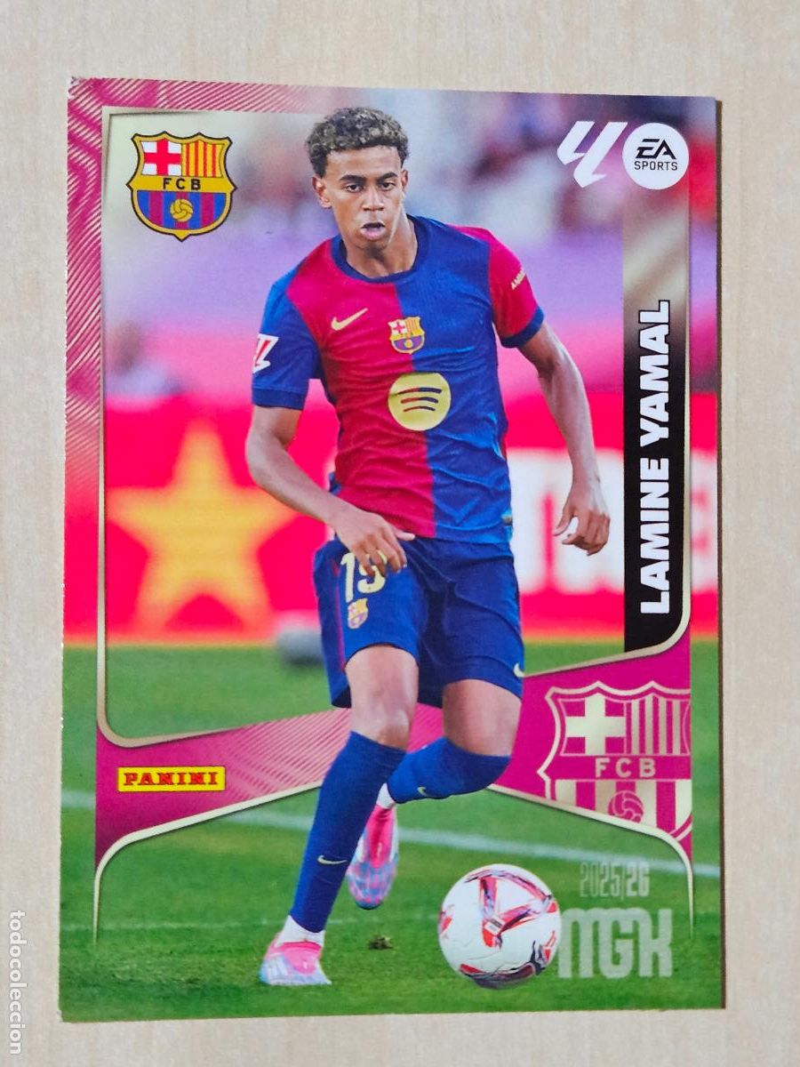 Figurine di Calcio: CROMO N&ordm; 88 LAMINE YAMAL - MEGACRACKS 2025 26 - BARCELONA ALGO TOCADA