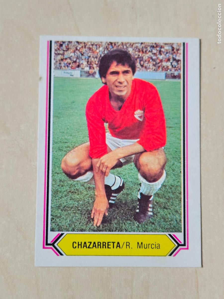 Football Stickers: CROMO FUTBOL - CHAZARRETA - LIGA ESTE 80- 81 - NUEVO SIN PEGAR - REAL MURCIA
