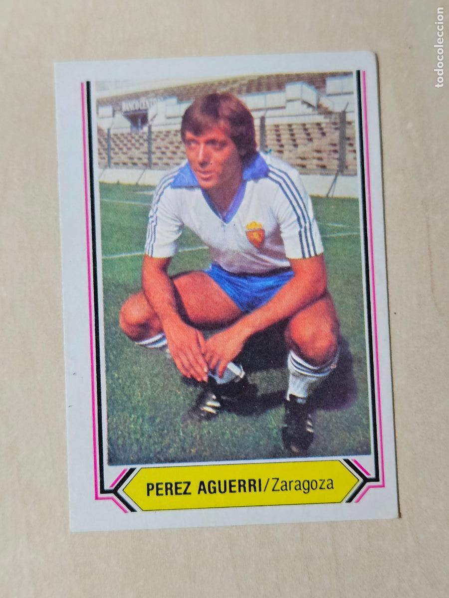 Football Stickers: CROMO FUTBOL - PEREZ AGUERRI - LIGA ESTE 80- 81 - NUEVO SIN PEGAR - REAL ZARAGOZA
