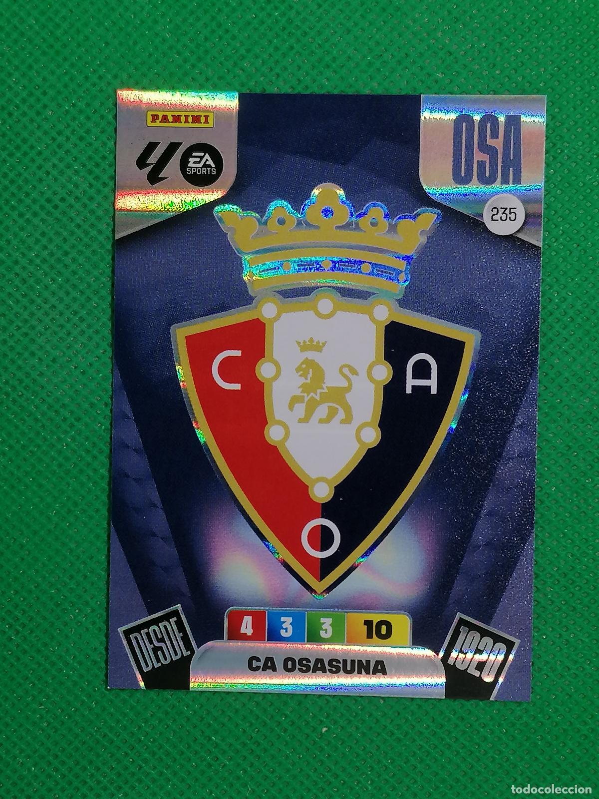 Figurine di Calcio: 235 ESCUDO OSASUNA ⚽ LIGA ADRENALYN XL 2025 2026 25 26 ⚽
