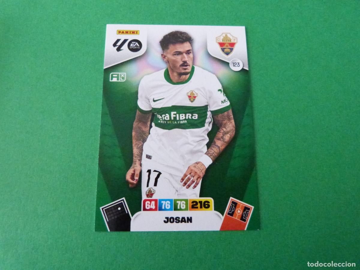 Fu&szlig;ball-Sticker: TRADING CARD FUTBOL JOSAN ELCHE C.F. N&ordm; 123 LIGA ADRENALYN XL 2025-2026/25-26 PANINI