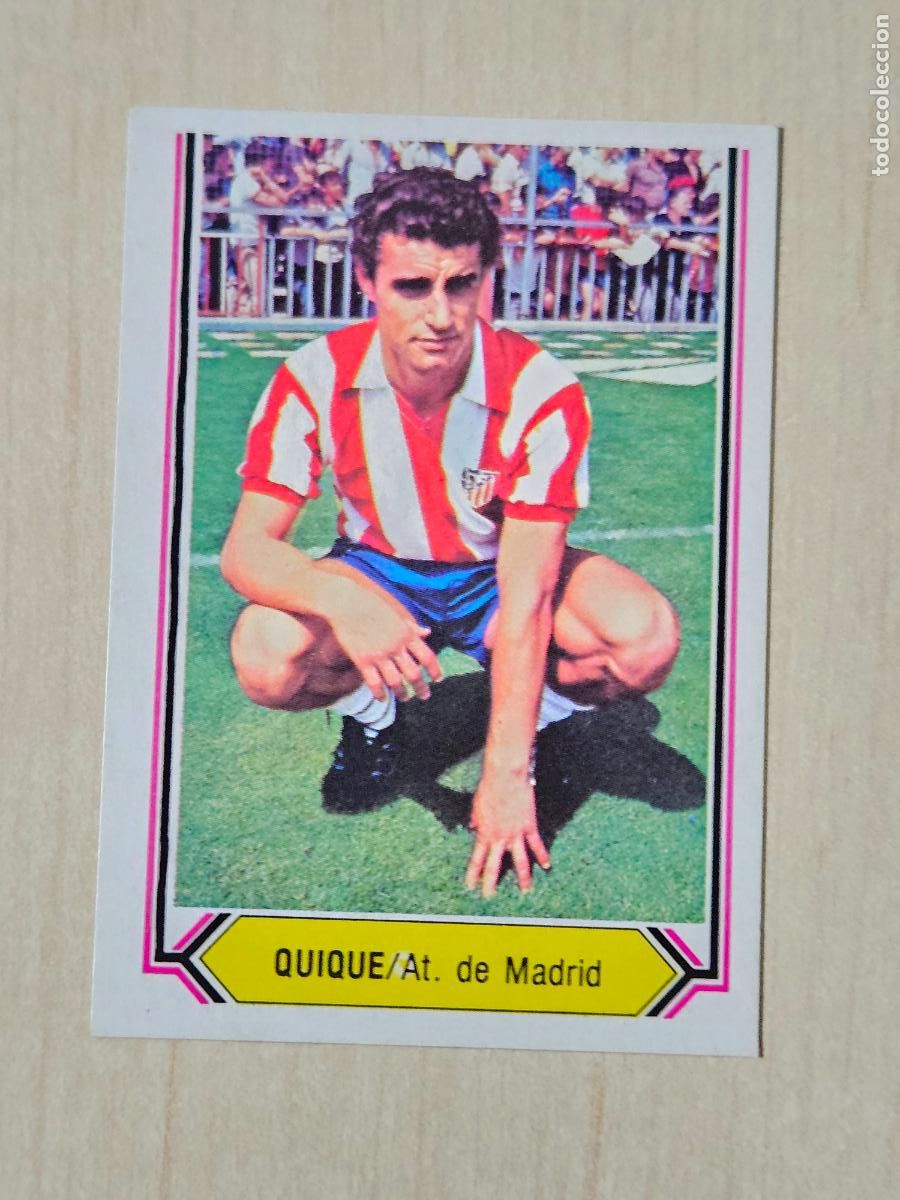Cromos de F&uacute;tbol: CROMO FUTBOL - QUIQUE - LIGA ESTE 80- 81 - NUEVO SIN PEGAR - ATLETICO DE MADRID