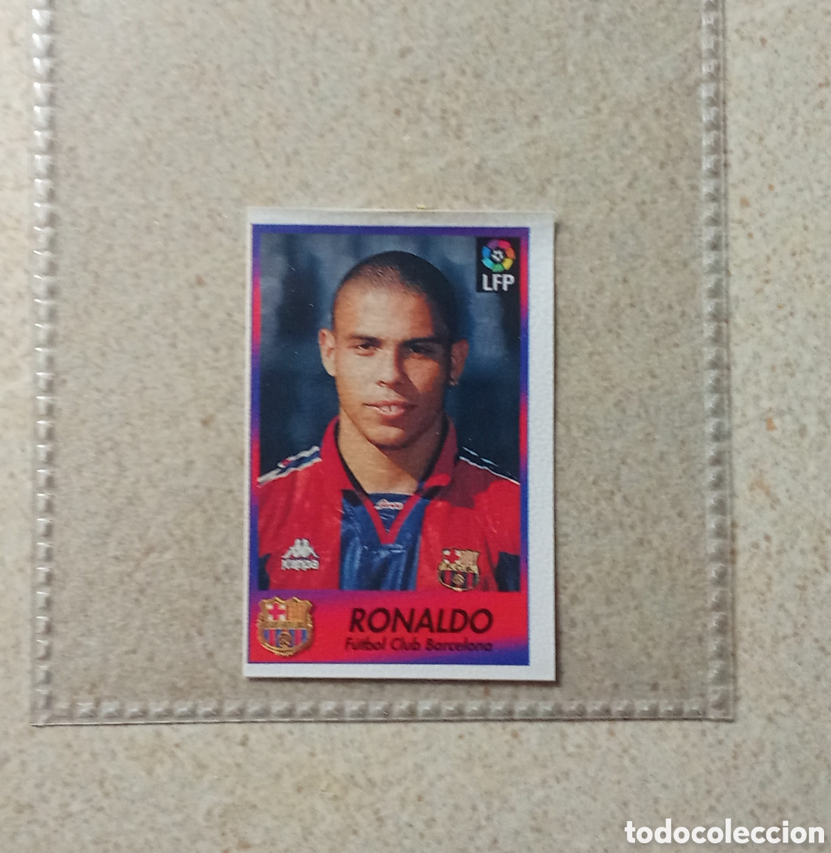 Cromos de Futebol: RONALDO BARCELONA BOLLYCAO TEMPORADA 96 97 EN VENTANILLA
