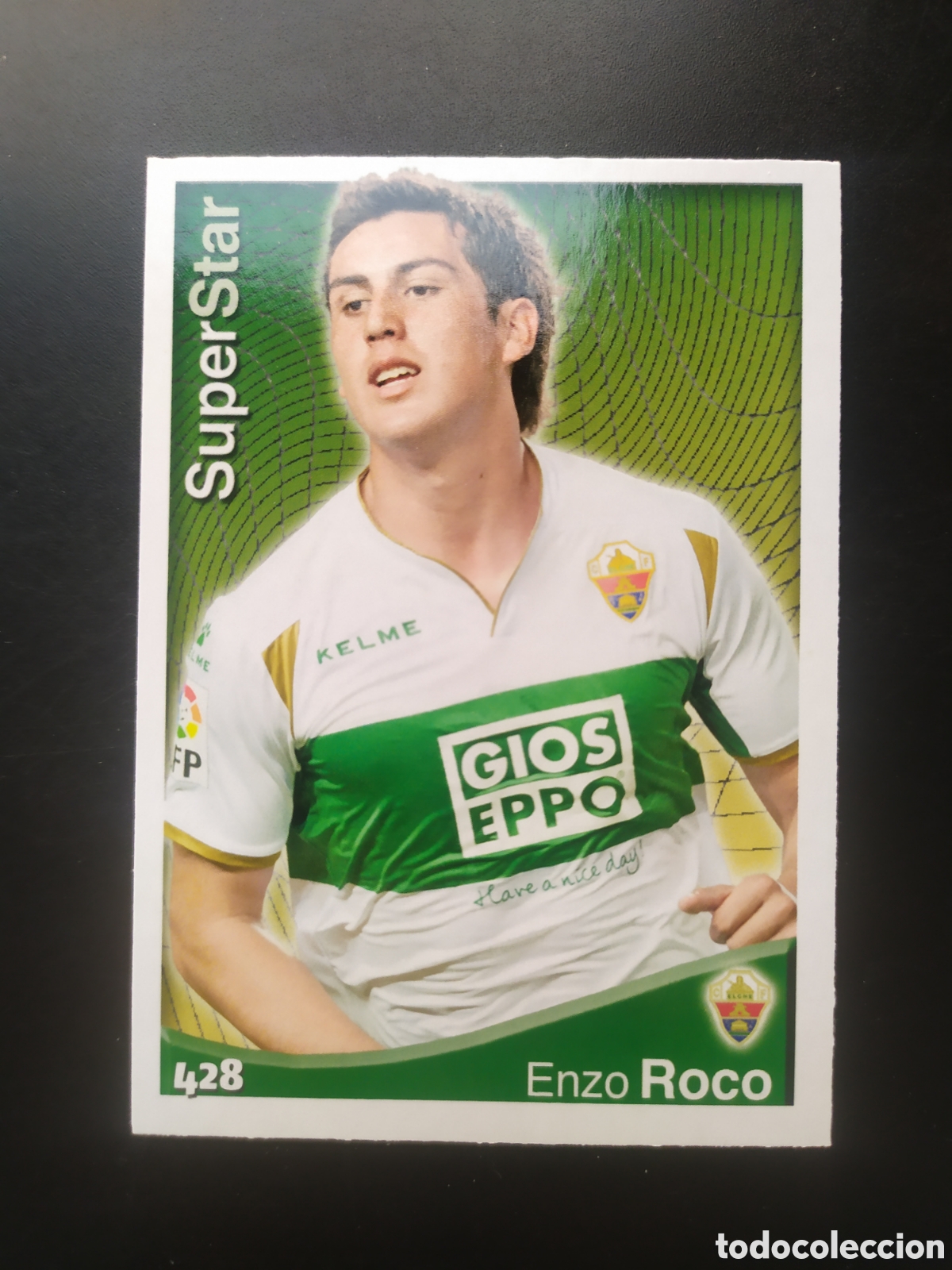 Cromos de f&uacute;tbol: Mundicromo fichas Liga 2014 2015 14 15 Roco superstar n&deg; 428 Elche