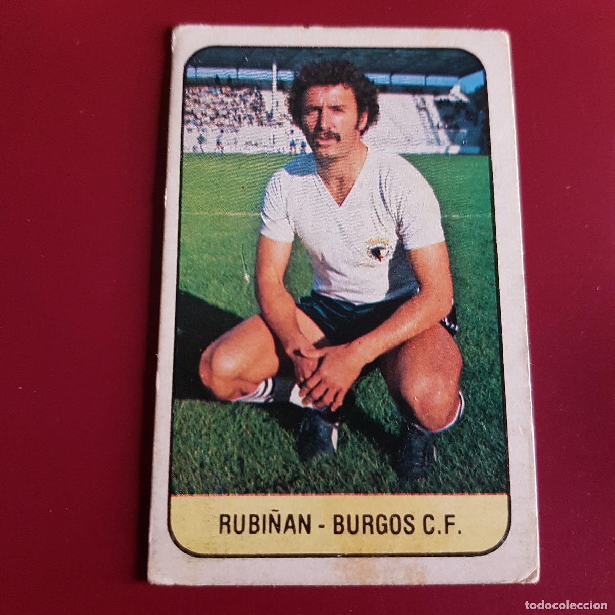 Fu&szlig;ball-Sticker: ESTE - LIGA 78 79 - 1978 1979 - UN CROMO - BURGOS - RUBI&Ntilde;AN - NUNCA PEGADO