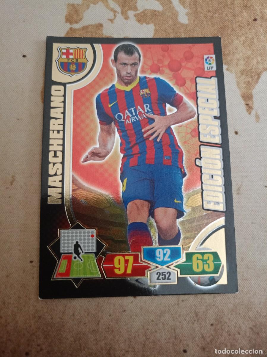 Fu&szlig;ball-Sticker: Edici&oacute;n Especial MASCHERANO Adrenalyn 2013-14