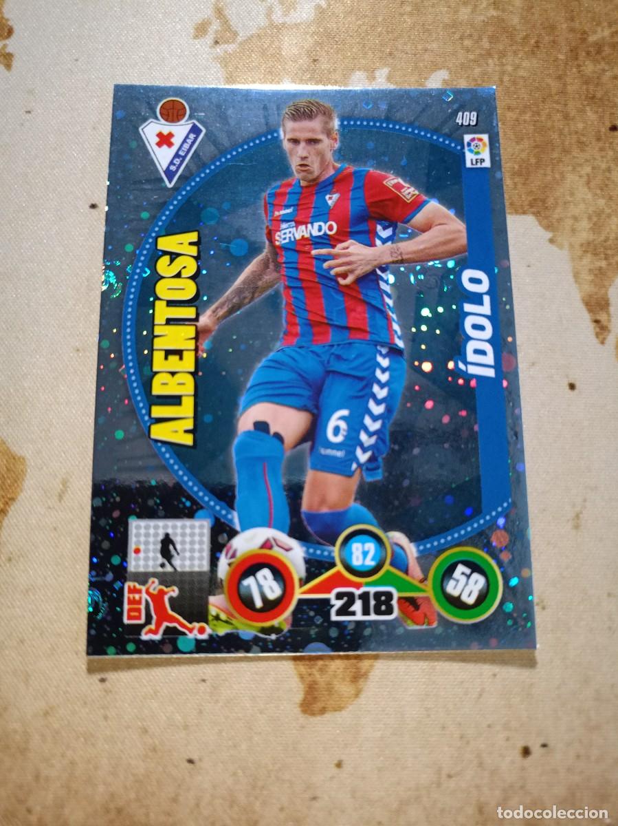 Cromos de f&uacute;tbol: &Iacute;dolo 409 ALBENTOSA CORREGIDO ERROR Adrenalyn 2014-15