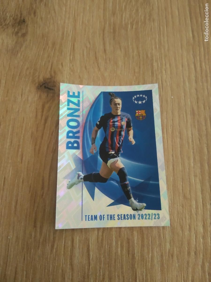 Cromos de F&uacute;tbol: 17 BRONZE BARCELONA BAR&Ccedil;A CROMO FUTBOL UEFA CHAMPIONS LEAGUE 23-24 TOPPS 2023-2024
