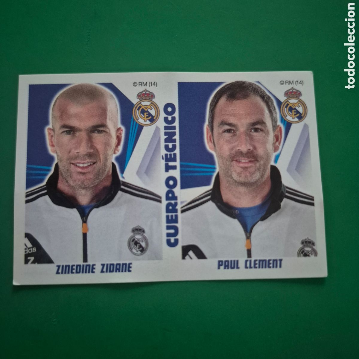 Cromos de F&uacute;tbol: N 41 ZIDANE/PAUL CLEMENT TOP 11 REAL MADRID CROMOS ALBUM COLECCION OFICIAL