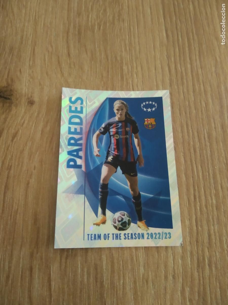Cromos de F&uacute;tbol: 18 IRENE PAREDES BARCELONA BAR&Ccedil;A CROMO FUTBOL UEFA CHAMPIONS LEAGUE 23-24 TOPPS 2023-2024