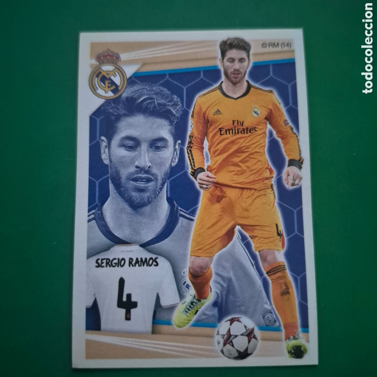 Cromos de F&uacute;tbol: N&ordm; 84 SERGIO RAMOS - CROMO COLECCI&Oacute;N OFICIAL REAL MADRID 2013-2014 LIGA F&Uacute;TBOL 13-14 PANINI