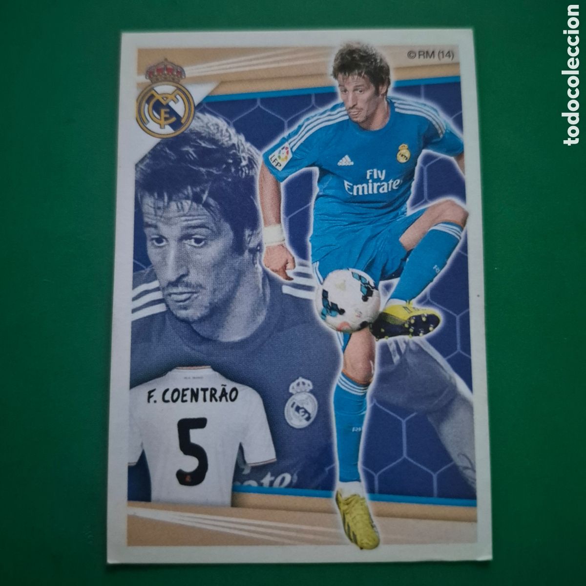 Figurine di Calcio: N&ordm; 102 COENTRAO - CROMO COLECCI&Oacute;N OFICIAL REAL MADRID 2013-2014 LIGA F&Uacute;TBOL 13-14 PANINI