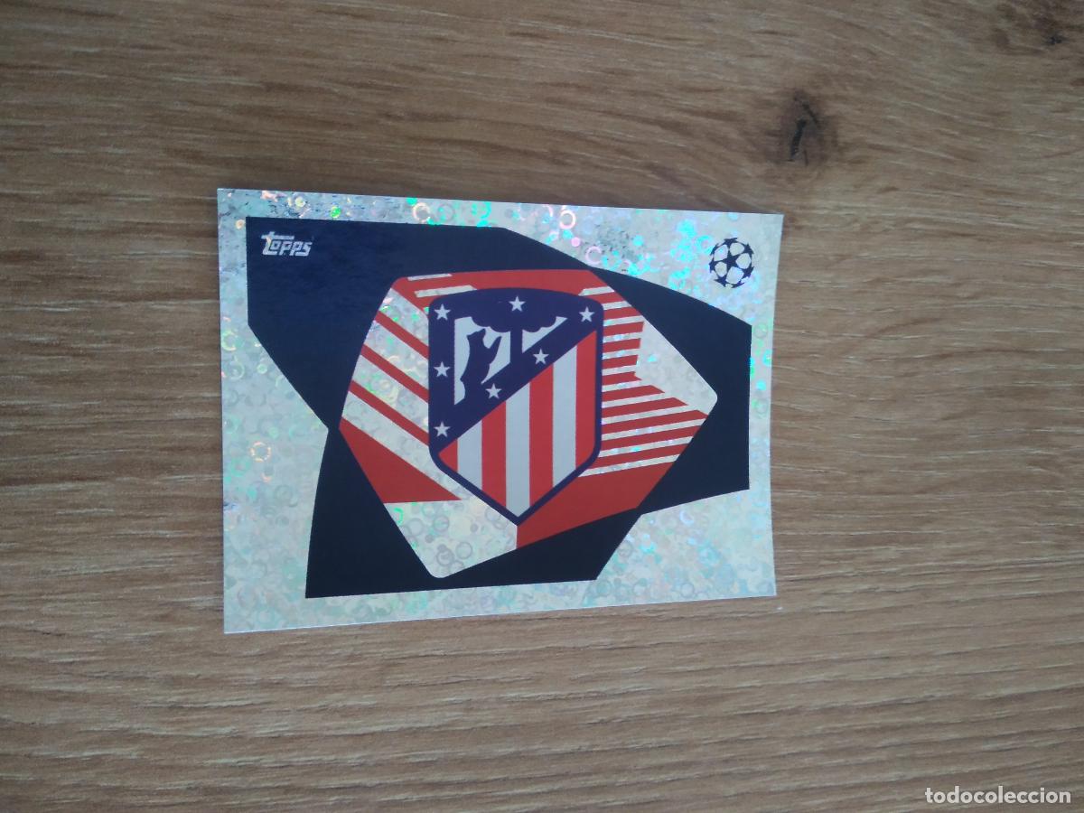 Figurine di Calcio: 66 ESCUDO ATLETICO DE MADRID CROMO FUTBOL UEFA CHAMPIONS LEAGUE 23-24 TOPPS 2023-2024