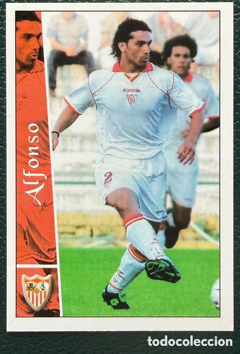 Cromos de F&uacute;tbol: 587 ALFONSO SEVILLA FC FICHAS ALBUM MUNDICROMO 2002 2003 02 03