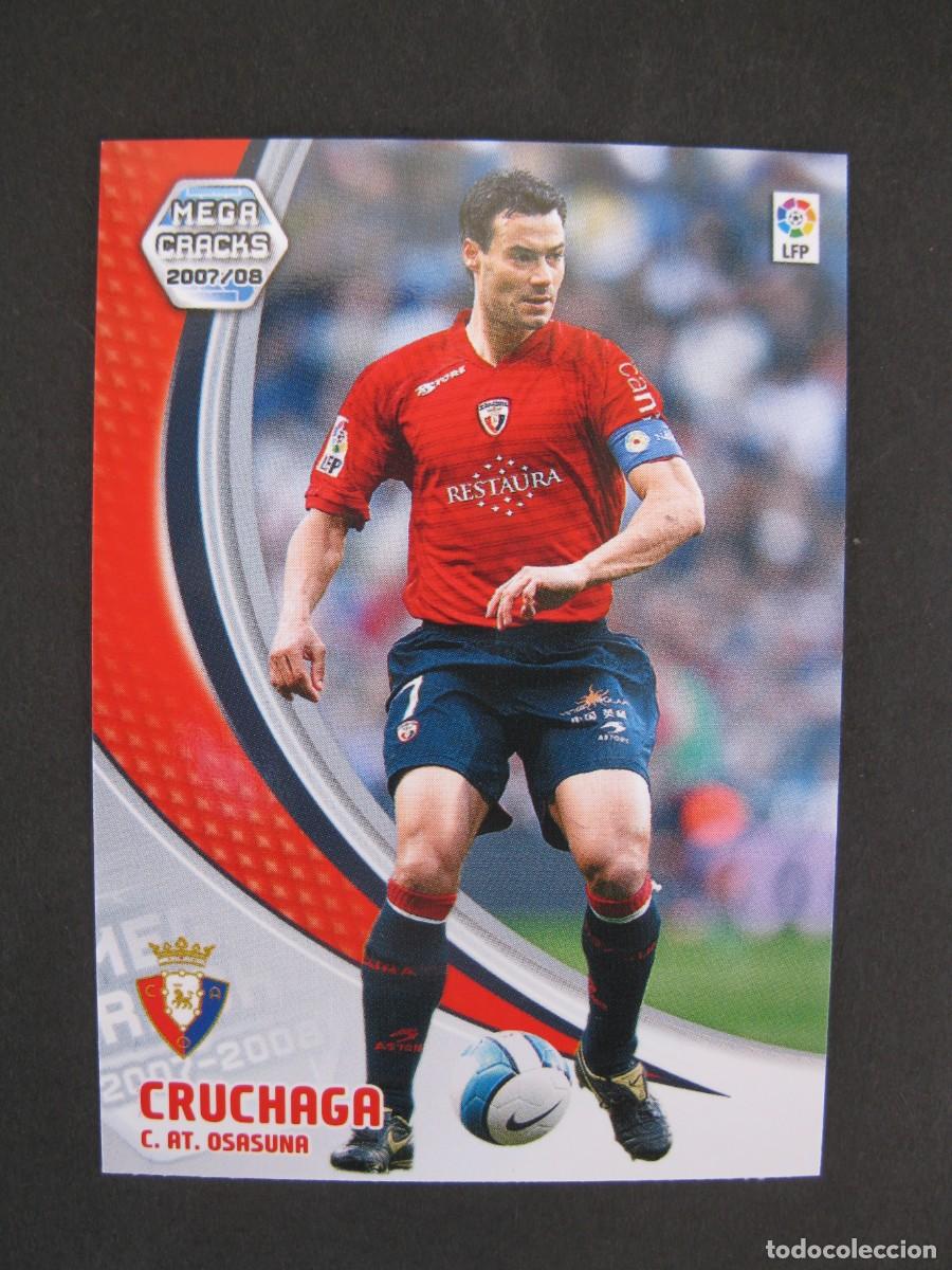 Figurine di Calcio: CRUCHAGA (C.AT. OSASUNA) - N&ordm; 221 - MEGACRACKS 2007-08 - PANINI - 07-08.