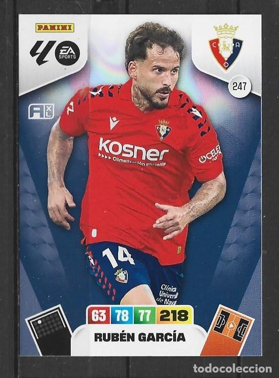 Fu&szlig;ball-Sticker: Adrenanlyn 25/26 - Rub&eacute;n Garc&iacute;a - N&ordm; 247 - Osasuna