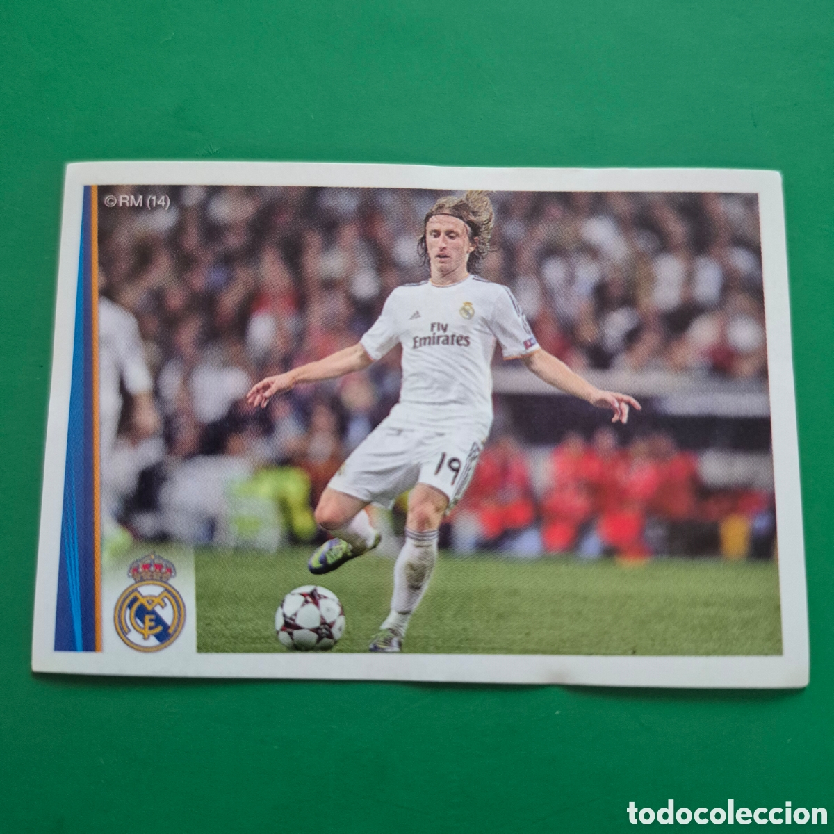 Cromos de F&uacute;tbol: N 13 MODRIC REAL MADRID - CROMO COLECCI&Oacute;N OFICIAL REAL MADRID 2013-2014 LIGA F&Uacute;TBOL 13-14 PANINI