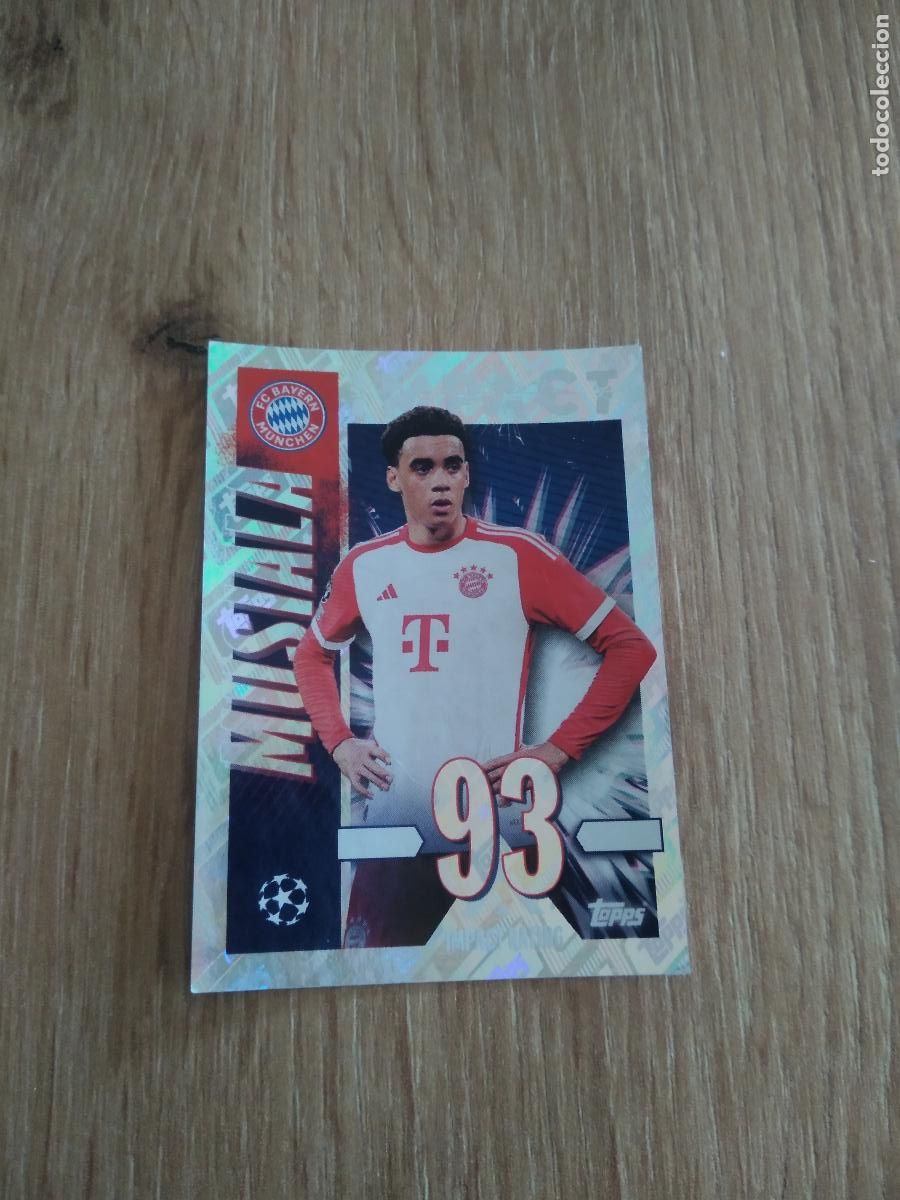 Football Stickers: 160 MUSIALA BAYERN MUNICH CROMO FUTBOL UEFA CHAMPIONS LEAGUE 23-24 TOPPS 2023-2024