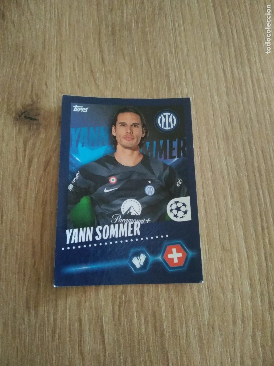 Figurine di Calcio: 162 YANN SOMMER INTER MILAN CROMO FUTBOL UEFA CHAMPIONS LEAGUE 23-24 TOPPS 2023-2024