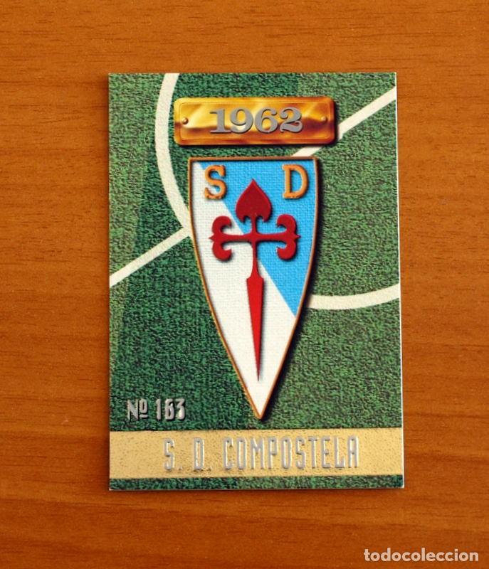 Fu&szlig;ball-Sticker: Compostela -N&ordm; 163 Escudo -Mundicromo Las Fichas de la Liga de F&uacute;tbol 1996-1997-96-97