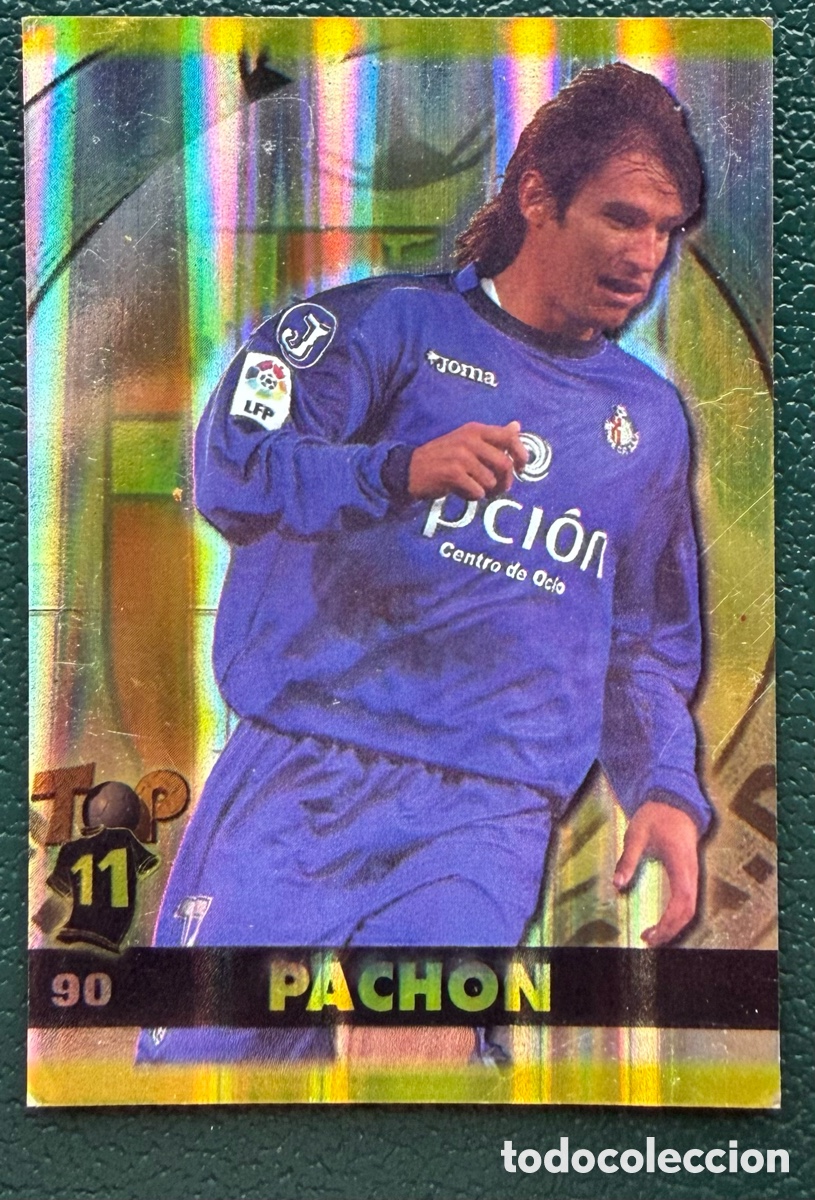Cromos de Futebol: 90 PACHON GETAFE CF TOP BRILLO FICHAS ALBUM MUNDICROMO 2004 2005 04 05