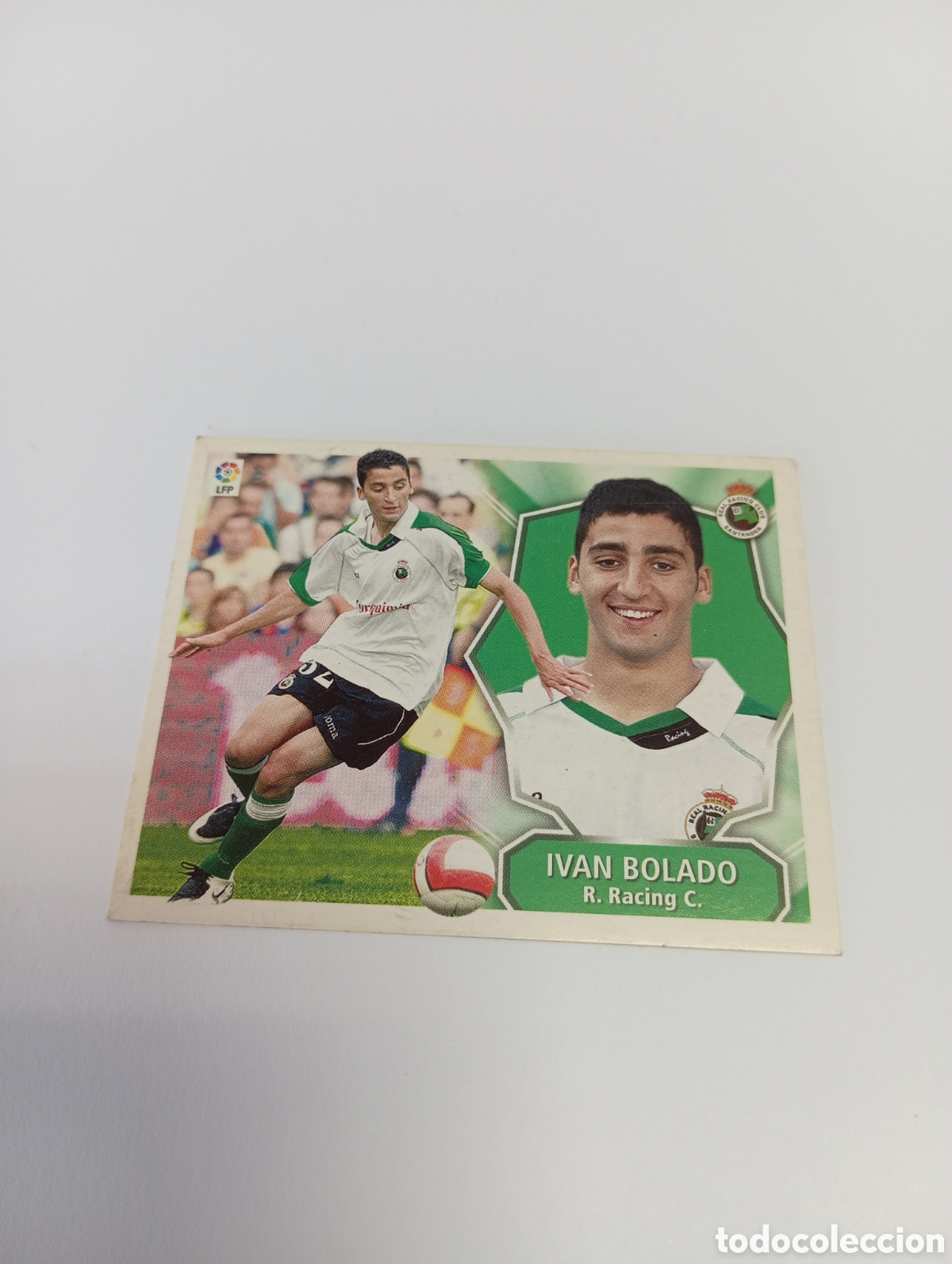 Cromos de f&uacute;tbol: Iv&aacute;n Bolado BAJA Racing Liga Este 2008 2009 PANINI 08 09