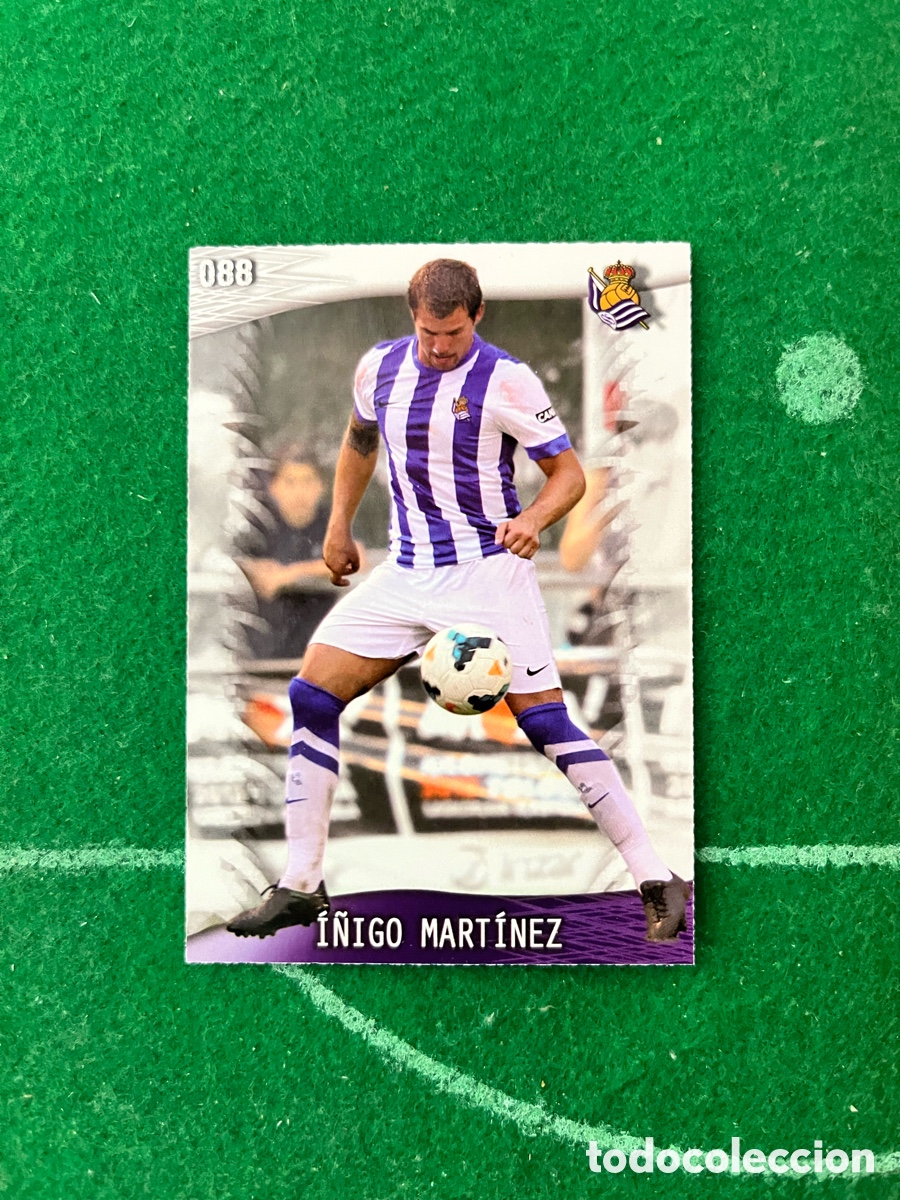 Cromos de F&uacute;tbol: 88 I&Ntilde;IGO MART&Iacute;NEZ REAL SOCIEDAD LAS FICHAS DE LA LIGA 2013 2014 MUNDICROMO