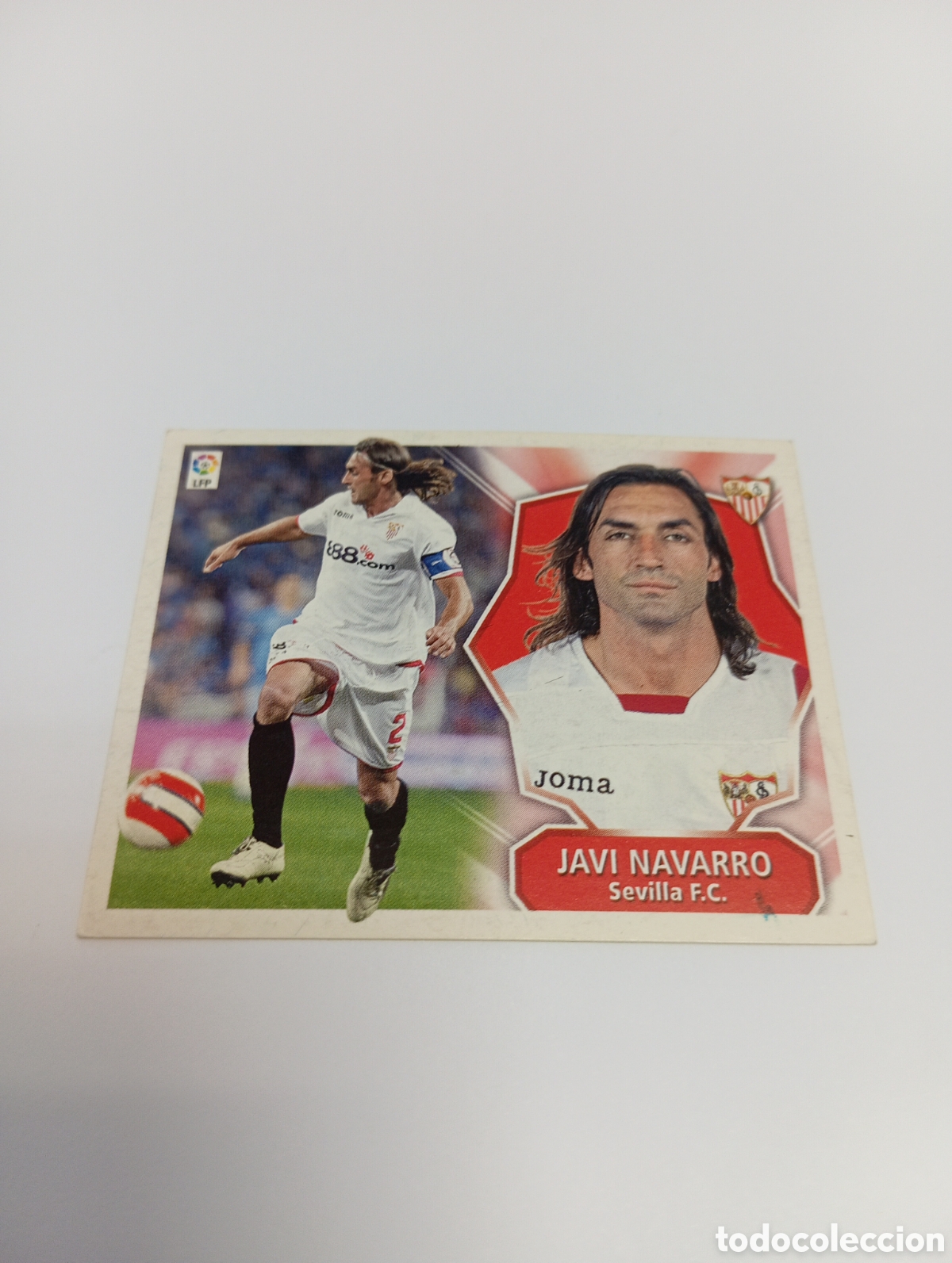 Cromos de f&uacute;tbol: Javi Navarro SEVILLA Liga Este 2008 2009 PANINI 08 09