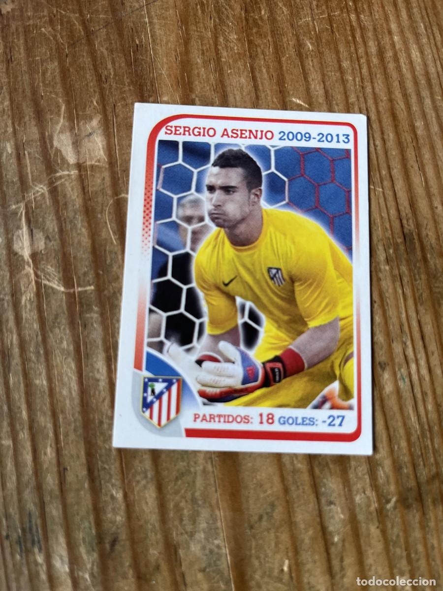 Fu&szlig;ball-Sticker: CROMO SIN PEGAR NUNCA PEGADO COLECCION OFICIAL ATLETICO MADRID 2012 2013 SERGIO ASENJO # 42